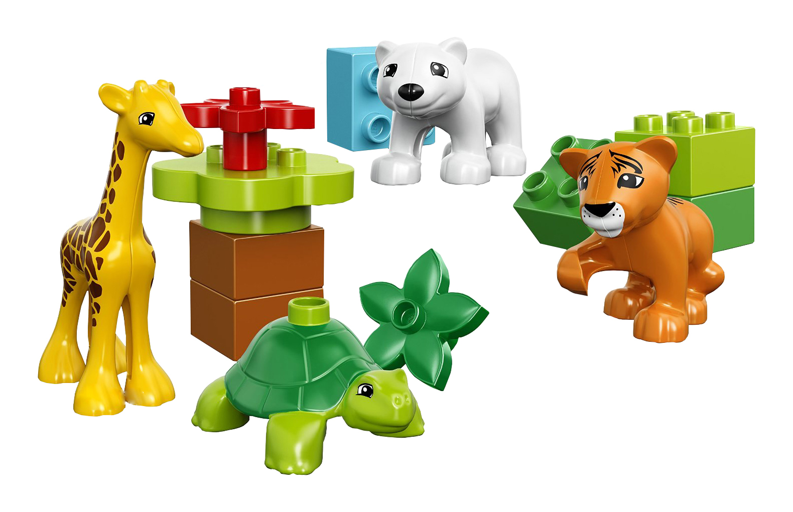 Дикие животные Lego DUPLO 104 элемента, 2-6 лет – купить по цене 8131 руб.