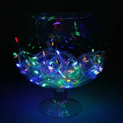 НИТЬ, 10 м. “Игла”, Н.С. LED-100-220V, 8 режимов, МУЛЬТИ 