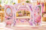 Двусторонняя игровая ширма «Салон красоты — Ателье» 52999 галерея 1