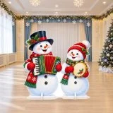 Комплект декораций «Снеговики-музыканты» 52870 галерея 3
