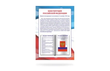 Стенд "Конституция РФ"