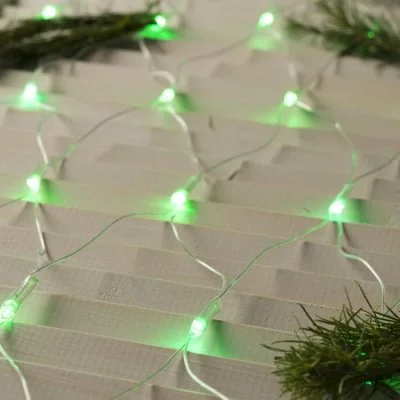 СЕТЬ, Ш:1,6 м, В:1,6 м, Н.С. LED-144-220V, 8 режимов, ЗЕЛЕНЫЙ 