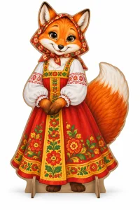 Двусторонняя декорация «Лисичка»
