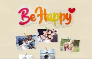 Набор для творчества String Art "Be Happy"