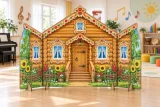 Трёхстворчатая декорация «Русская изба» 52833 галерея 1