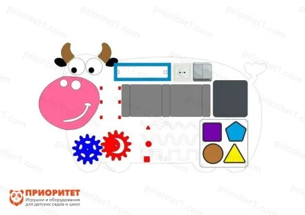 Бизиборд «Корова Му»