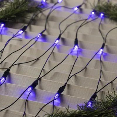 СЕТЬ, Ш:2 м, В:2 м, Н.Т. LED-224-220V, 8 режимов, СИНИЙ 