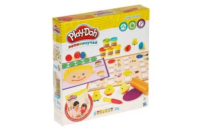 Игровой набор для лепки "Буквы и язык"