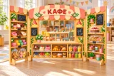Двусторонняя игровая ширма «Магазин — Кафе» 52997 галерея 3