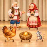 Комплект декораций «Курочка Ряба» 52985 галерея 3