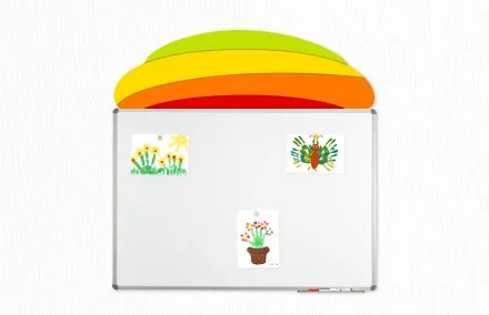 Декорация для магнитной доски 120х90см "Радужный восход"