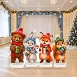 Комплект декораций «Лесные звери встречают Новый год» 52871 галерея 3