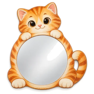 Декоративное зеркало «Котёнок» 52925 галерея 1