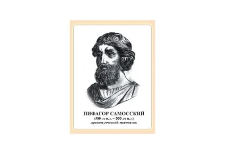 Стенд портрет Пифагор Самосский