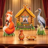 Комплект декораций «Лиса и журавль» 52978 галерея 3