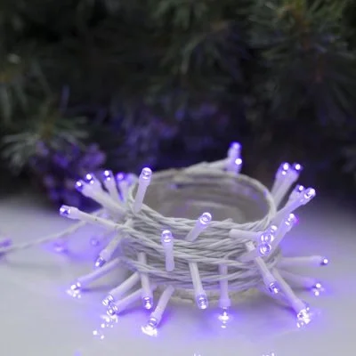 НИТЬ, 5 м, Н.Б. LED-50-220V, 8 режимов, ФИОЛЕТ 