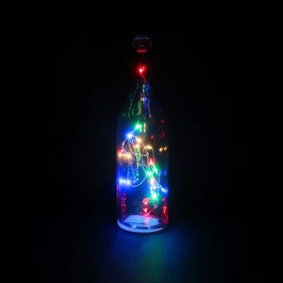 НИТЬ, 2 м. "Роса" "Бутылочная пробка" LED-20-4.5V, (LR44 3 шт в комплекте), МУЛЬТИ 