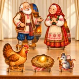 Комплект декораций «Курочка Ряба» 52985 галерея 1