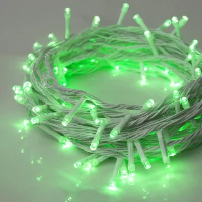 НИТЬ, 10 м, Н.Б. LED-100-220V, 8 режимов, ЗЕЛЕНЫЙ 