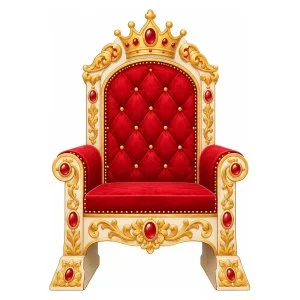 Двусторонняя напольная декорация «Королевский трон»