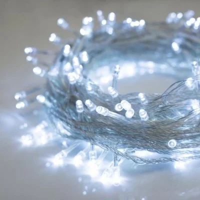 НИТЬ, 20 м, Н.С. LED-200-220V, 8 режимов, БЕЛЫЙ 