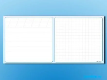 Доска разлинеенная для начальной школы