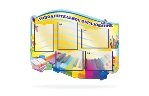 Стенд "Дополнительное образование"