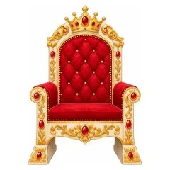 Двусторонняя напольная декорация «Королевский трон»