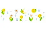 Комплект декораций для спальни "Одуванчики" 7,5 метров 50814 галерея 1