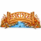 Двусторонняя декорация «Сказочный мостик. Весна–Осень» 52761 галерея 2