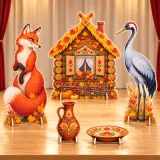 Комплект декораций «Лиса и журавль» 52978 галерея 1