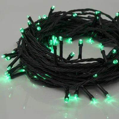 НИТЬ, 10 м, Н.Т. LED-100-220V, 8 режимов, ЗЕЛЕНЫЙ 