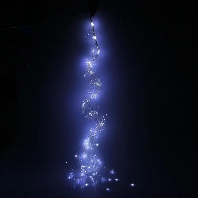 Гирлянда "Конский хвост (капля росы)" 24 нити по 1,5 м., LED-360-12V, контроллер 8 режимов, БЕЛЫЙ 1