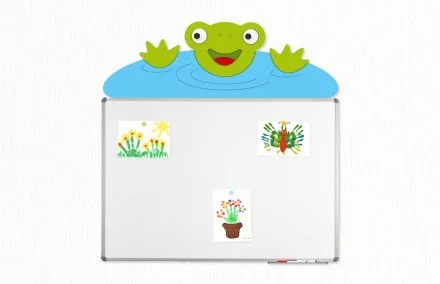 Декорация для магнитной доски 120х90см "Жабка"