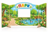 Двусторонняя игровая ширма «Улица — Парк» 53001 галерея 2