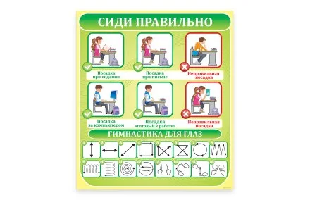 Сиди правильно