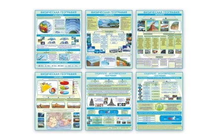 Комплект стендов по физической и социально-экономической информации