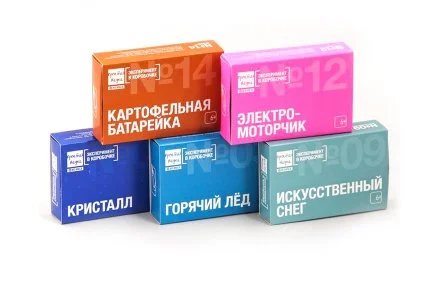 ЮНЫЙ ФИЗИК. Комплект физических опытов "Эксперименты в коробочке"