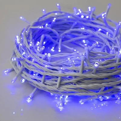 НИТЬ, 20 м, Н.Б. LED-200-220V, 8 режимов, СИНИЙ 