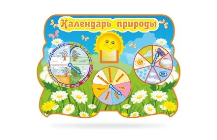 Календарь природы из набора "Ромашка"