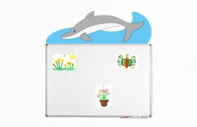 Декорация для магнитной доски 120х90см "Дельфин"
