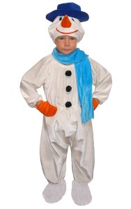 Костюм Снеговика в синем для Мальчика