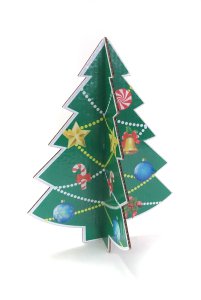 Маленькая елка с двух частей напольная декорация 