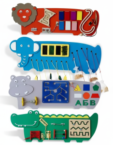 Настенный комплекс бизибордов «Африканское сафари»