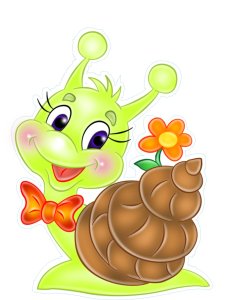 Наклейка "Улиточка"