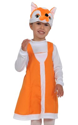 Костюм Лисички тканево-плюшевый