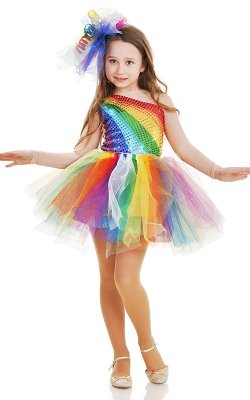 Костюм Радуги в Юбке-пачке