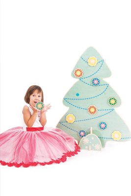 Ель бирюзовая с магнитными игрушками 37441 галерея 2