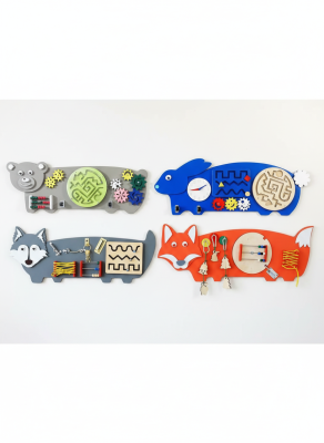 Набор настенных бизибордов «Лесные жители»