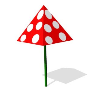 Грибок для песочницы «Мухомор»